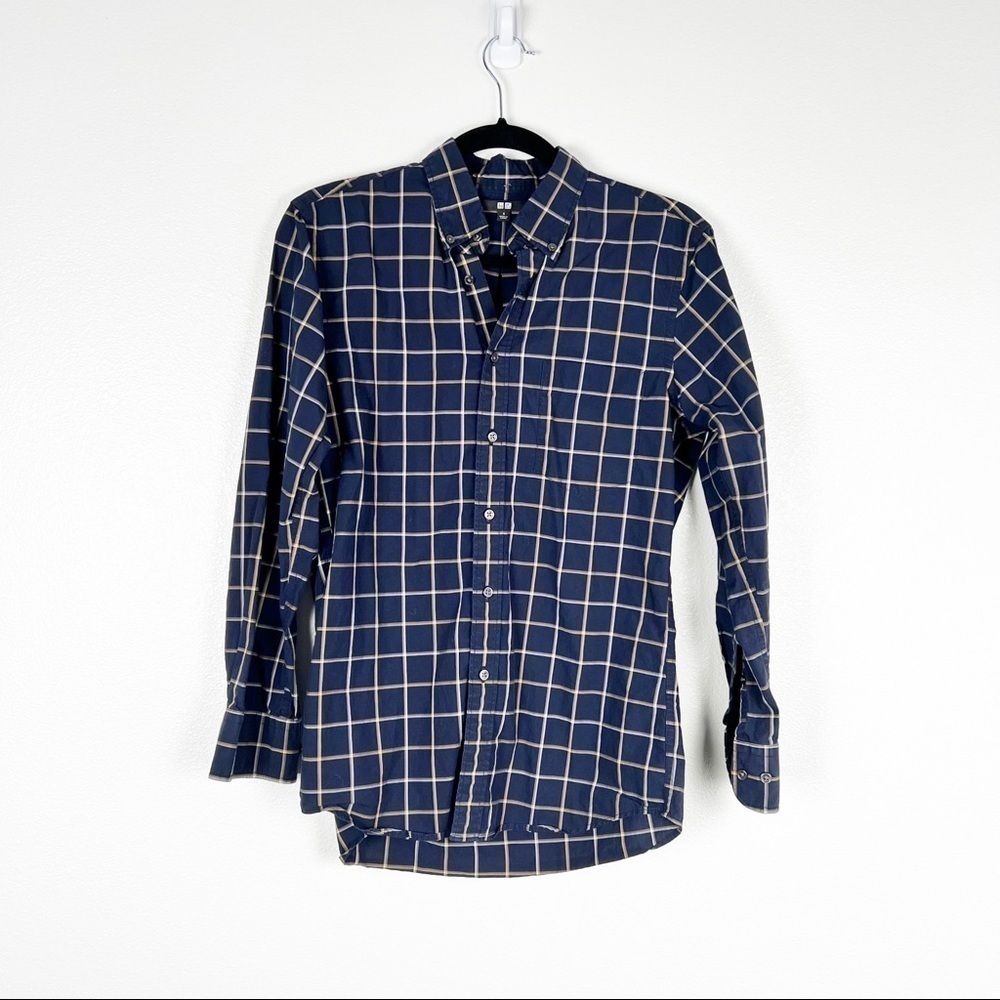 Uniqlo Long‎ Sleeve Button Up Sz S